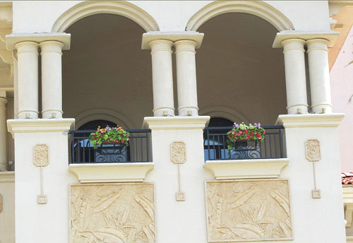桂林婚紗城教堂GRC浮雕
